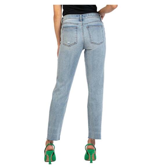 KUT From The Kloth Reese Fab Ab Ankle Straight Leg Button Fly - 2 - Picture 3 of 15